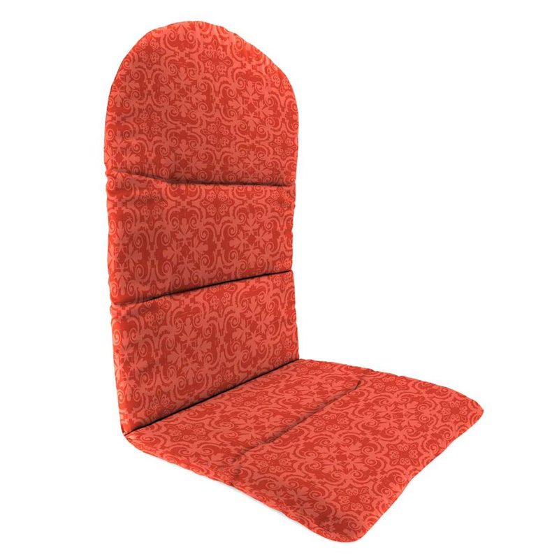 Plow & Hearth Persimmon Block Print Polyester Classic Indoor/Outdoor